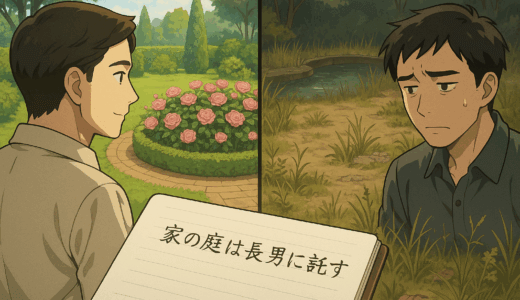【ケース#01】「家の庭は長男に託す」だけでは伝わらない！遺言書・エンディングノートの言語化ミスマッチ徹底解説
